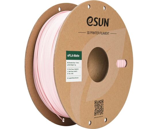 Пластик для 3D-принтера eSUN ePLA-Matte, 1,75мм, 1кг, peachy (ePLA-Matte-P175TP1)
