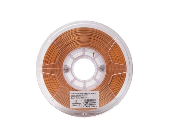 Пластик для 3D-принтера eSUN ePLA-Silk metal color, 1,75мм, 1кг, gold (ePLA-Silk-P175J1), изображение 2 Пластик для 3D-принтера eSUN ePLA-Silk metal color, 1,75мм, 1кг, gold (ePLA-Silk-P175J1), изображение 2