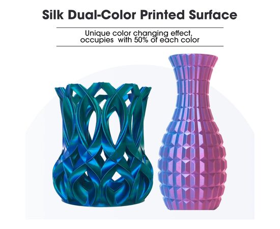 Пластик для 3D-принтера eSUN ePLA-Silk metal color, 1,75мм, 1кг, gold (ePLA-Silk-P175J1), изображение 6 Пластик для 3D-принтера eSUN ePLA-Silk metal color, 1,75мм, 1кг, gold (ePLA-Silk-P175J1), изображение 6