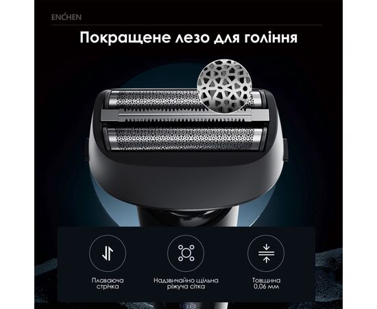 Электробритва Enchen MS001 Foil Shaver, изображение 7 Электробритва Enchen MS001 Foil Shaver, изображение 7