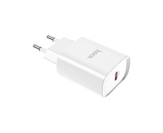 Зарядное устройство HOCO N14 Smart Charging USB-C PD20W White (6931474745026), изображение 2 Зарядное устройство HOCO N14 Smart Charging USB-C PD20W White (6931474745026), изображение 2