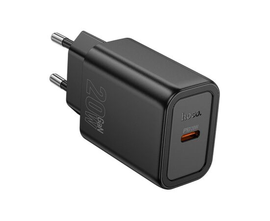 Зарядний пристрій HOCO N60 Gentle USB-C PD20W Black (6942007644174)