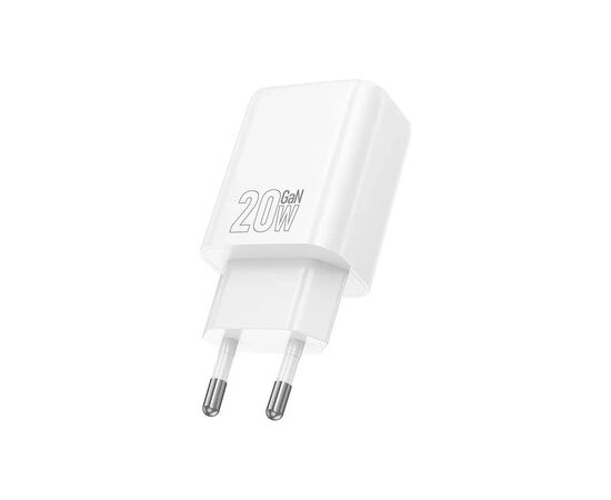 Зарядное устройство HOCO N60 Gentle USB-C PD20W White (6942007644181), изображение 2 Зарядное устройство HOCO N60 Gentle USB-C PD20W White (6942007644181), изображение 2