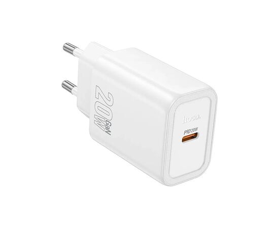Зарядний пристрій HOCO N60 Gentle USB-C PD20W White (6942007644181)