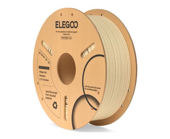 Пластик для 3D-принтера ELEGOO PLA 1кг, 1.75мм, beige (50.203.0168)