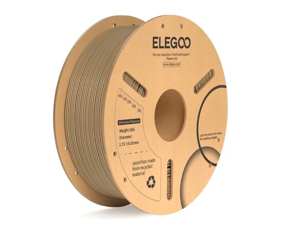 Пластик для 3D-принтера ELEGOO PLA Plus 1кг, 1.75мм, wooden (50.203.0236)