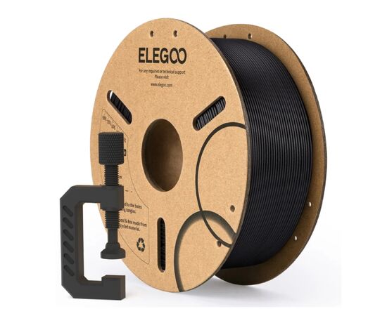 Пластик для 3D-принтера ELEGOO PLA-CF 1кг, 1.75мм, black (50.203.0464), зображення 2 Пластик для 3D-принтера ELEGOO PLA-CF 1кг, 1.75мм, black (50.203.0464), зображення 2