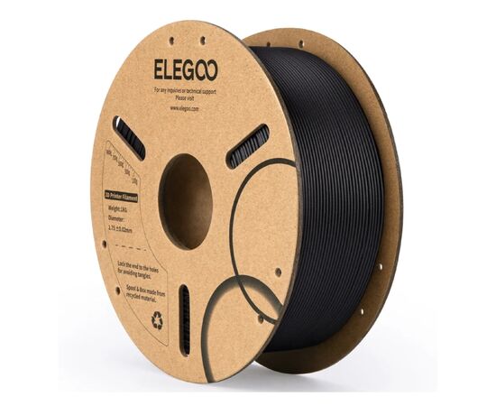 Пластик для 3D-принтера ELEGOO PLA-CF 1кг, 1.75мм, black (50.203.0464)