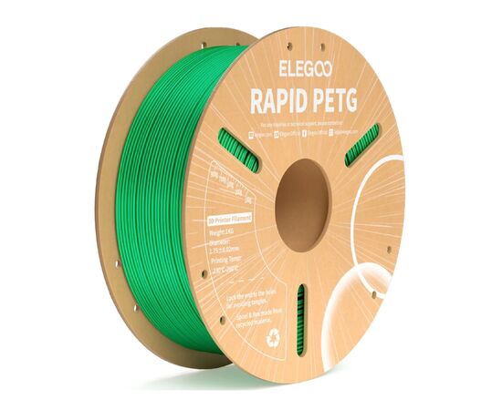 Пластик для 3D-принтера ELEGOO Rapid PETG 1кг, 1.75мм, green (50.203.0220)