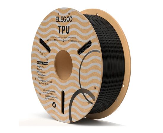 Пластик для 3D-принтера ELEGOO TPU 1кг, 1.75мм, black (50.203.0567)