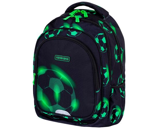 Рюкзак школьный Astrabag AB300 NEON FOOTBALL (502024102), изображение 2