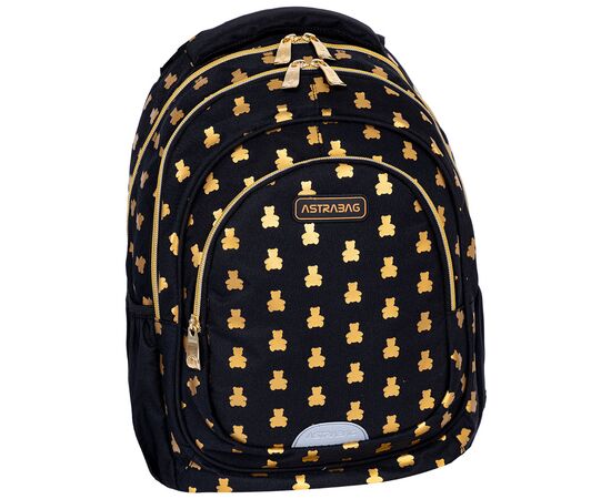 Рюкзак школьный Astrabag AB330 GOLDEN TEDDY з золотистим ... (502024089), изображение 3 Рюкзак школьный Astrabag AB330 GOLDEN TEDDY з золотистим ... (502024089), изображение 3