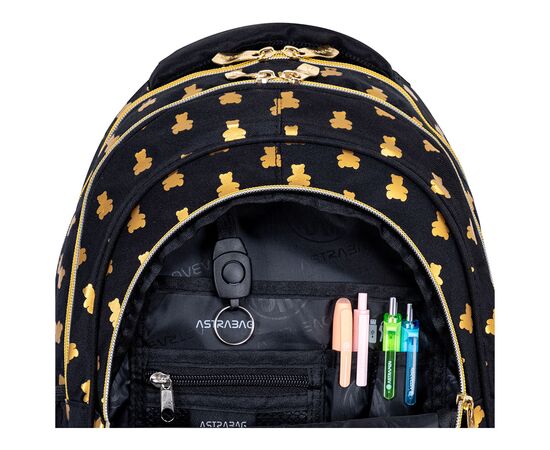 Рюкзак школьный Astrabag AB330 GOLDEN TEDDY з золотистим ... (502024089), изображение 7 Рюкзак школьный Astrabag AB330 GOLDEN TEDDY з золотистим ... (502024089), изображение 7