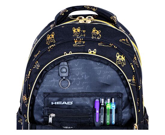 Рюкзак школьный Head AB300 GOLDEN PUPPY з золотистим ефек... (502024108), изображение 6 Рюкзак школьный Head AB300 GOLDEN PUPPY з золотистим ефек... (502024108), изображение 6
