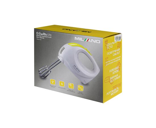 Миксер Milano HM-7001W, изображение 6 Миксер Milano HM-7001W, изображение 6