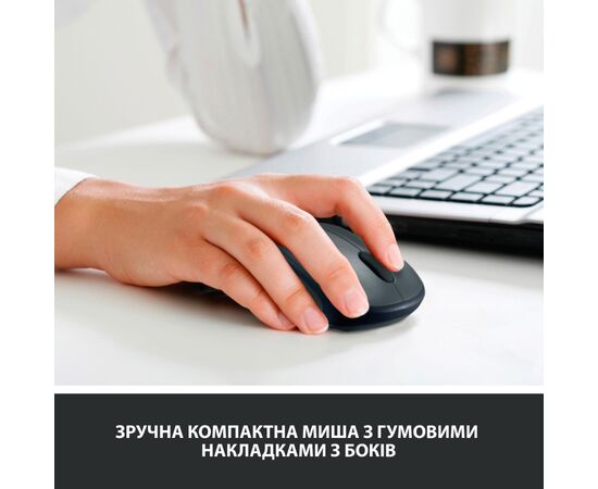 Мышка Logitech M235 Grey (910-002201), изображение 2 Мышка Logitech M235 Grey (910-002201), изображение 2