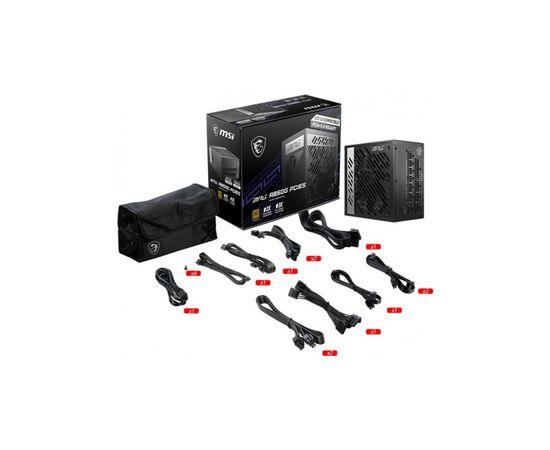 Блок питания MSI 850W (MPG A850G PCIE5), изображение 6 Блок питания MSI 850W (MPG A850G PCIE5), изображение 6
