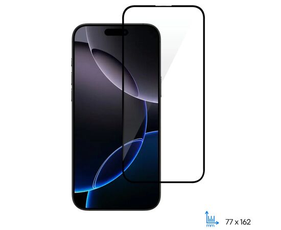 Стекло защитное 2E Apple iPhone 16 Pro Max 2.5D FCFG black (2E-IP-16PM-6.9-SMFCFG-BB)