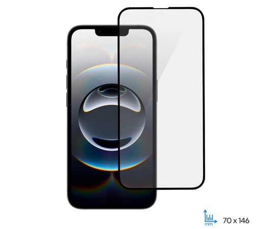 Стекло защитное 2E Apple iPhone 16e 2.5D FCFG black (2E-IP-16E.-6.1-SMFCFG-BB)