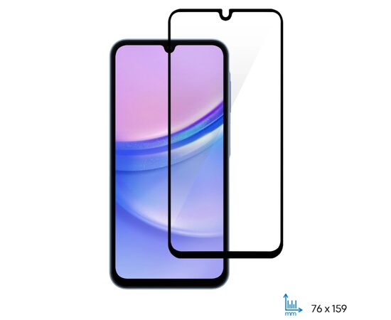 Стекло защитное 2E Samsung Galaxy A15-M15 (A155-M156) 2.5D FCFG black (2E-G-A15-SMFCFG-BB)