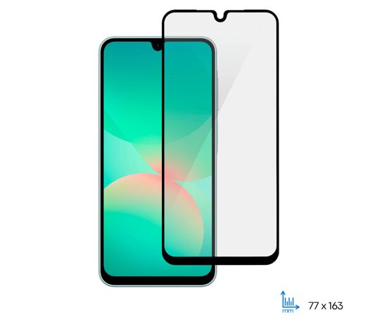 Стекло защитное 2E Samsung Galaxy A26 5G (A266) 2.5D FCFG black (2E-G-A26-SMFCFG-BB)