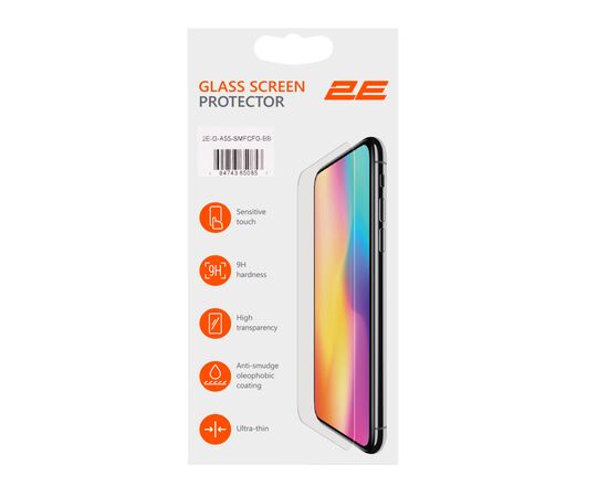Стекло защитное 2E Samsung Galaxy A55 5G (A556) 2.5D FCFG black (2E-G-A55-SMFCFG-BB), изображение 6 Стекло защитное 2E Samsung Galaxy A55 5G (A556) 2.5D FCFG black (2E-G-A55-SMFCFG-BB), изображение 6