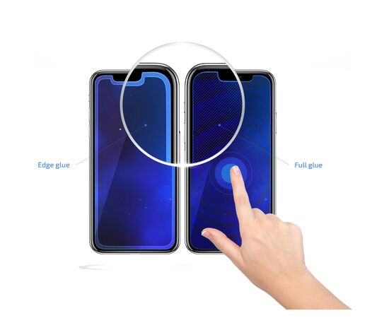 Стекло защитное 2E TECNO Spark 10 (KI5q) 2.5D FCFG black (2E-TC-SP10-SMFCFG-BB), изображение 5 Стекло защитное 2E TECNO Spark 10 (KI5q) 2.5D FCFG black (2E-TC-SP10-SMFCFG-BB), изображение 5