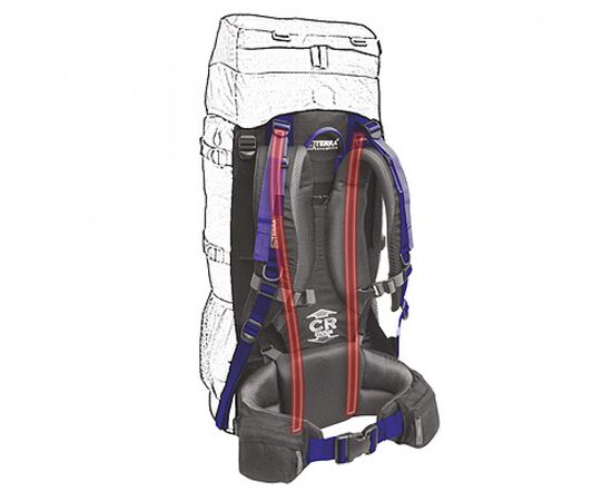 Рюкзак туристичний Terra Incognita Mountain 65 green / gray (4823081500285), зображення 3 Рюкзак туристичний Terra Incognita Mountain 65 green / gray (4823081500285), зображення 3