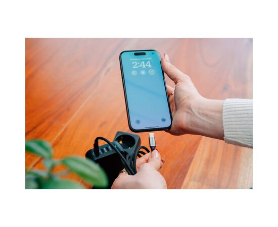 Дата кабель USB-C to USB-C 1.2m 100W black Verbatim (31846), зображення 5 Дата кабель USB-C to USB-C 1.2m 100W black Verbatim (31846), зображення 5