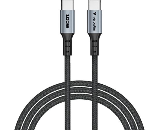 Дата кабель USB-C to USB-C 1.2m 100W black Verbatim (31846)