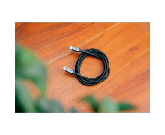 Дата кабель USB-C to USB-C 1.2m 60W black Verbatim (31845), зображення 7 Дата кабель USB-C to USB-C 1.2m 60W black Verbatim (31845), зображення 7