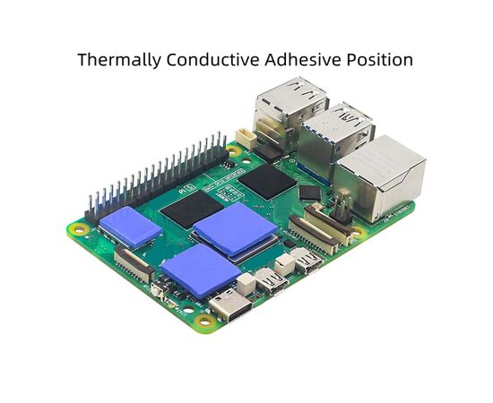 Радіатор охолодження для Мікро ПК Raspberry Pi з вентилятором для Raspberry Pi 5 (RA800), зображення 2 Радіатор охолодження для Мікро ПК Raspberry Pi з вентилятором для Raspberry Pi 5 (RA800), зображення 2