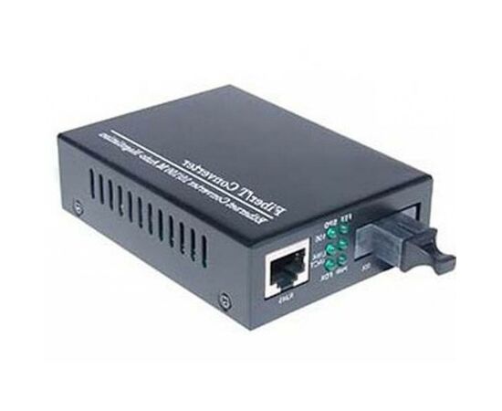 Медіаконвертер Merlion 10/100Base-TX to 100Base-F 1550нм, SM, SC/RJ-45, 25 км +БП (HTB-3100B / 1550_WDM)