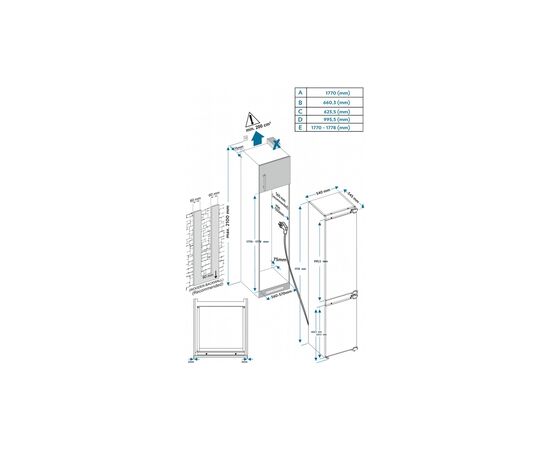 Морозильная камера Vestfrost IFN2791E, изображение 9 Морозильная камера Vestfrost IFN2791E, изображение 9
