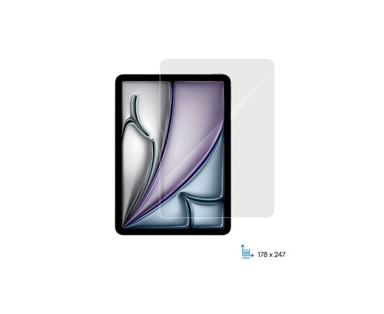 Стекло защитное 2E iPad Air 11" (2024-2025), 2.5D (2E-IP-IPD-A11-LT2.5D-CL)