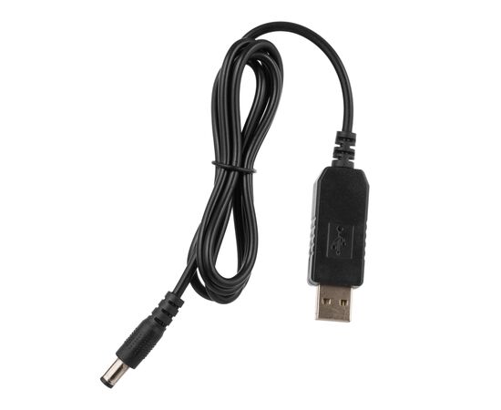 Кабель питания Кабель USB-A > DC 5.5х2.5мм живлення 2Е 1м, 9В/1A, чорний 2E (2E-CCAD9-BK), изображение 2 Кабель питания Кабель USB-A > DC 5.5х2.5мм живлення 2Е 1м, 9В/1A, чорний 2E (2E-CCAD9-BK), изображение 2