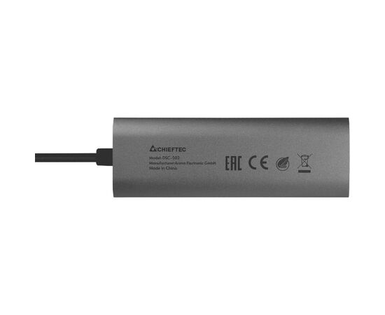 Концентратор Chieftec USB3.2 Type-C to HDMI/USB 3.2x2/USB-C/PD 80W 5-in-1 DSC-502 (DSC-502), изображение 6 Концентратор Chieftec USB3.2 Type-C to HDMI/USB 3.2x2/USB-C/PD 80W 5-in-1 DSC-502 (DSC-502), изображение 6