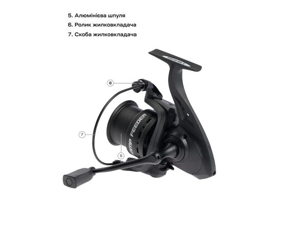 Катушка Brain Champ Feeder 6000 3+1BB 4.81 (1858.80.75), изображение 6 Катушка Brain Champ Feeder 6000 3+1BB 4.81 (1858.80.75), изображение 6