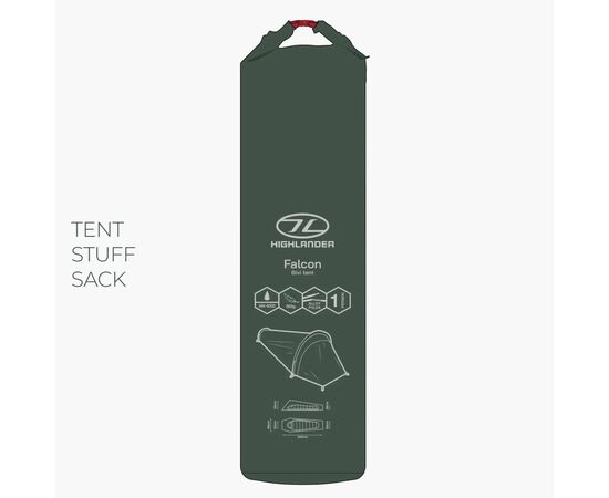 Палатка Highlander Falcon Bivi Tent Pine Green (TEN165-PG) (931680), изображение 6 Палатка Highlander Falcon Bivi Tent Pine Green (TEN165-PG) (931680), изображение 6