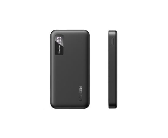 Батарея универсальная Ugreen 10000mAh 20W PD, QC/3.0, USB-A, USB-C Black (PB311) (25742), изображение 2 Батарея универсальная Ugreen 10000mAh 20W PD, QC/3.0, USB-A, USB-C Black (PB311) (25742), изображение 2