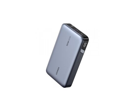 Батарея универсальная Ugreen 20000mAh 100W PD, QC, USB-A, 2xUSB-С Grey (PB720) (25188), изображение 2 Батарея универсальная Ugreen 20000mAh 100W PD, QC, USB-A, 2xUSB-С Grey (PB720) (25188), изображение 2