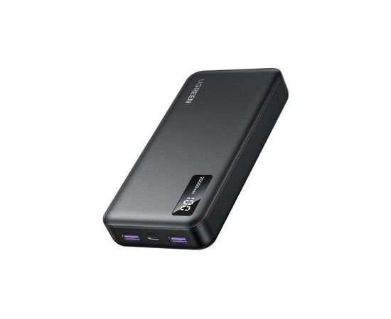 Батарея універсальна Ugreen 20000mAh 22,5W PD, 2хUSB-A, 2xUSB-C Black (PB312) (25683)
