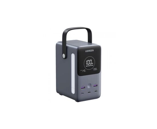 Батарея універсальна Ugreen 48000mAh 300W PD/3.1, зарядка 140W, Led лампа (25286)