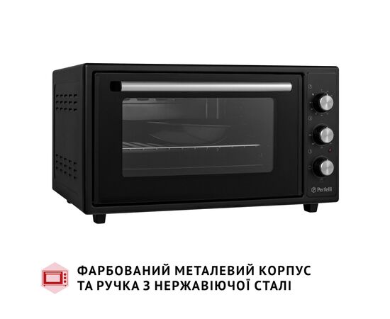Электропечь Perfelli CLASSIC 48 BLACK, изображение 4 Электропечь Perfelli CLASSIC 48 BLACK, изображение 4