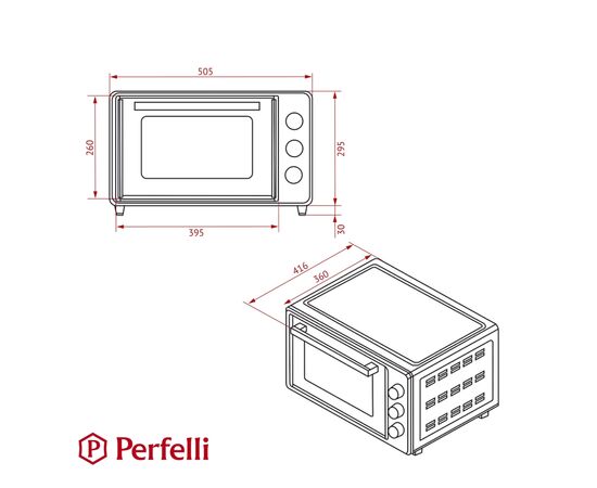 Электропечь Perfelli CLASSIC 37 IVORY, изображение 12 Электропечь Perfelli CLASSIC 37 IVORY, изображение 12