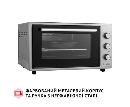 Электропечь Perfelli CLASSIC 48 GREY, изображение 4 Электропечь Perfelli CLASSIC 48 GREY, изображение 4