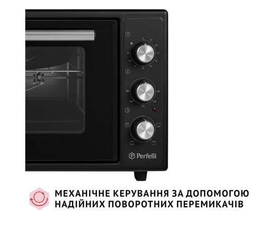 Электропечь Perfelli MIRAGE 48 BLACK, изображение 3 Электропечь Perfelli MIRAGE 48 BLACK, изображение 3