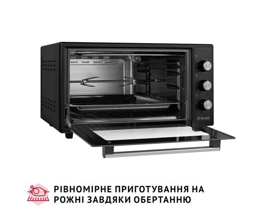 Электропечь Perfelli MIRAGE 48 BLACK, изображение 9 Электропечь Perfelli MIRAGE 48 BLACK, изображение 9
