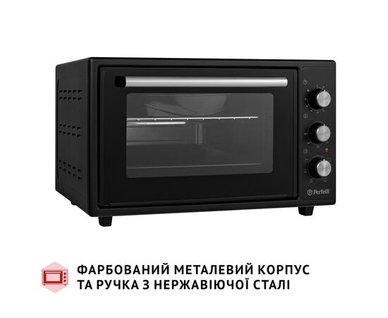 Электропечь Perfelli SIERRA 37 BLACK, изображение 4 Электропечь Perfelli SIERRA 37 BLACK, изображение 4