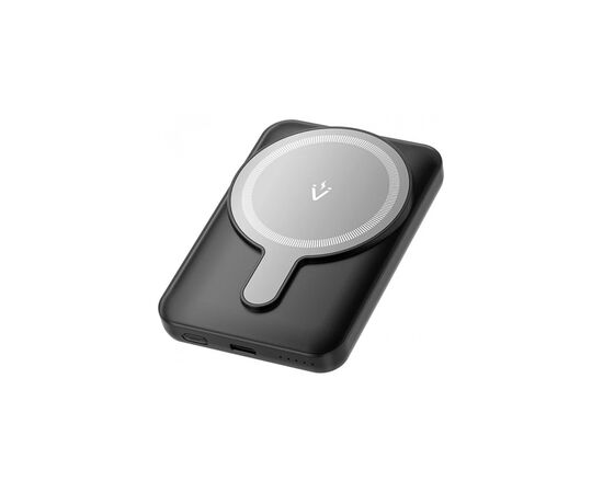 Батарея универсальная Vention Magnetic Wireless 5000mAh 20W 3A, PD, USB-C, Light Indicator, Black (FHSB0)